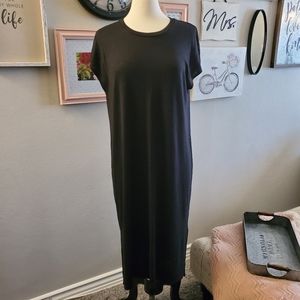 Madewell Black T-Shirt Style Dress